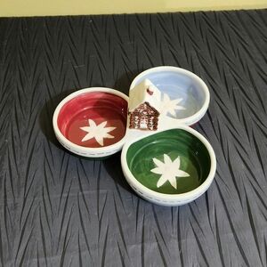 Vintage Living Quarters Ceramic Relish Dish